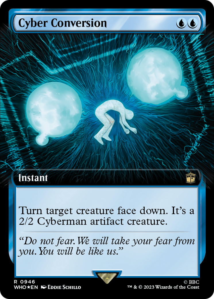 Cyber Conversion (Extended Art) (Surge Foil) [Doctor Who] | Dragon's Lair Comics and Fantasy Houston TX