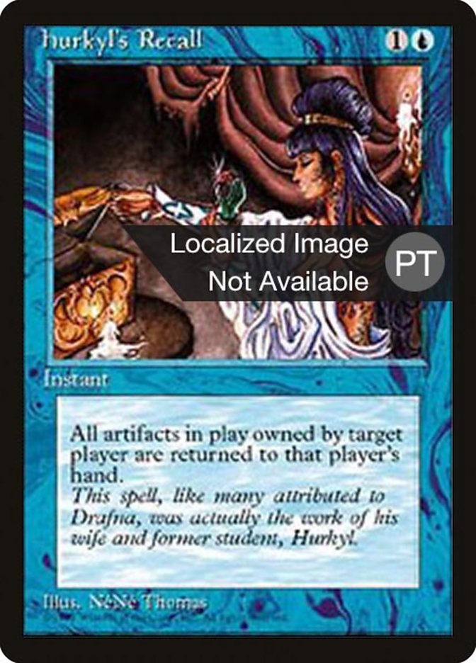 Hurkyl's Recall [Fourth Edition (Foreign Black Border)] | Dragon's Lair Comics and Fantasy Houston TX