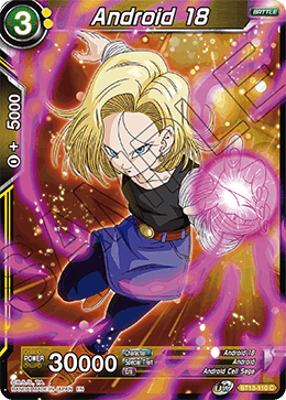 Android 18 (Common) (BT13-110) [Supreme Rivalry] | Dragon's Lair Comics and Fantasy Houston TX