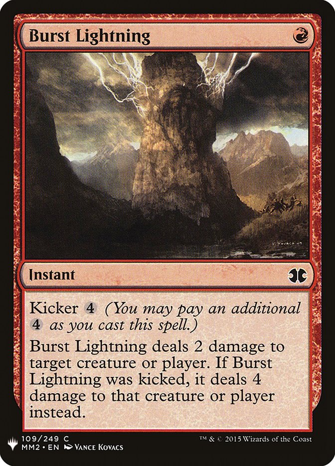 Burst Lightning [Mystery Booster] | Dragon's Lair Comics and Fantasy Houston TX