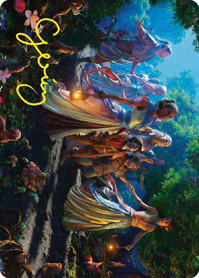 Realm Seekers Art Card (Gold-Stamped Signature) [The Lord of the Rings: Tales of Middle-earth Art Series] | Dragon's Lair Comics and Fantasy Houston TX