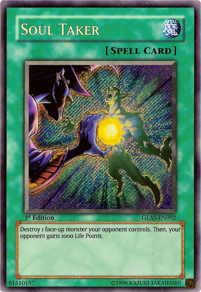 Soul Taker [GLAS-EN092] Secret Rare | Dragon's Lair Comics and Fantasy Houston TX