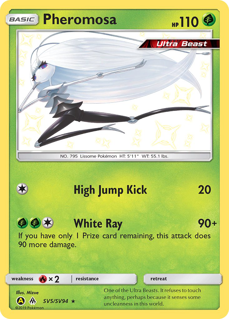 Pheromosa (SV5/SV94) [Sun & Moon: Hidden Fates - Shiny Vault] | Dragon's Lair Comics and Fantasy Houston TX