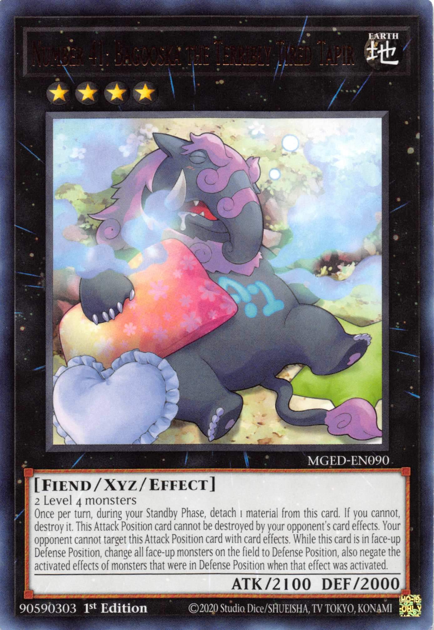 Number 41: Bagooska the Terribly Tired Tapir [MGED-EN090] Rare | Dragon's Lair Comics and Fantasy Houston TX