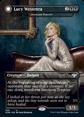 Innocent Traveler // Malicious Invader - Lucy Westenra // Lucy, Arisen Vampire [Innistrad: Crimson Vow] | Dragon's Lair Comics and Fantasy Houston TX