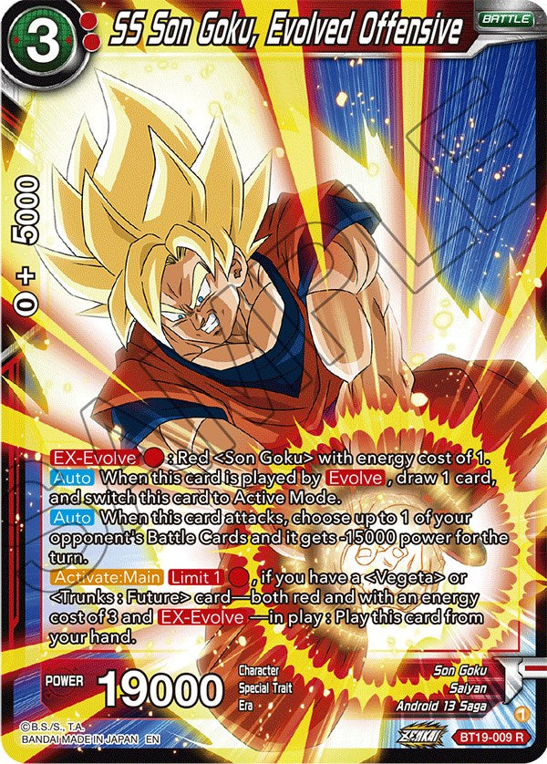 SS Son Goku, Evolved Offensive (BT19-009) [Fighter's Ambition] | Dragon's Lair Comics and Fantasy Houston TX