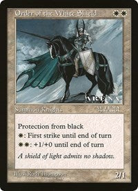Order of the White Shield (Oversized) [Oversize Cards] | Dragon's Lair Comics and Fantasy Houston TX