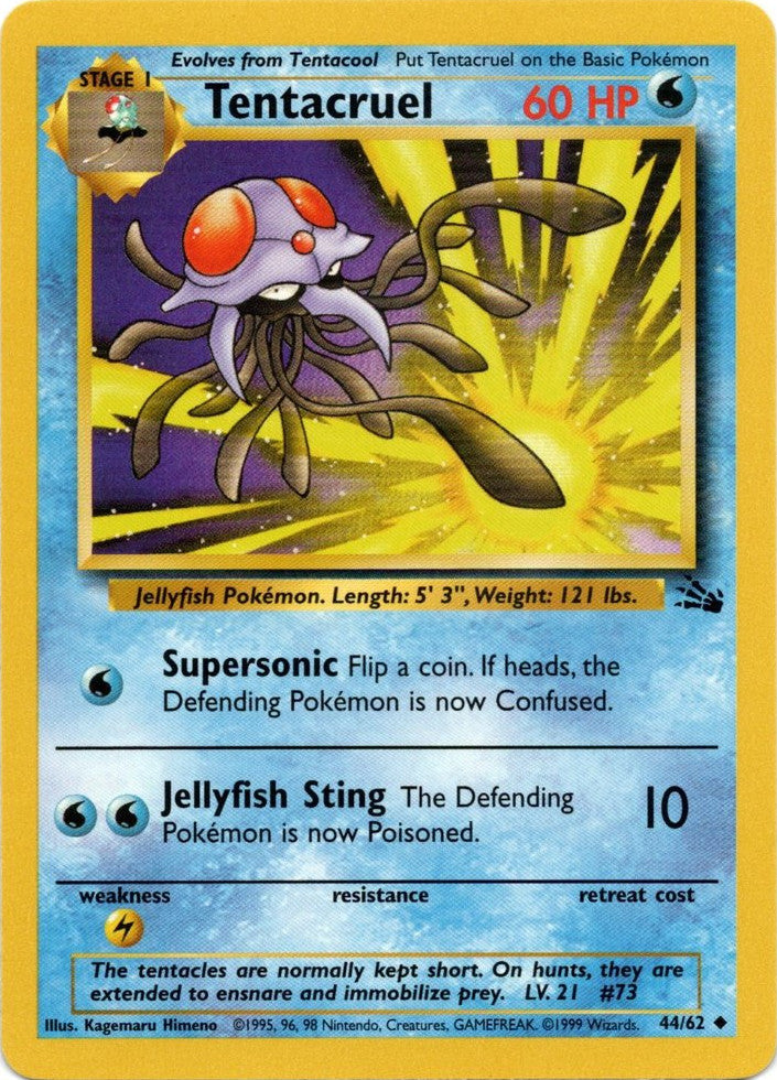 Tentacruel (44/62) [Fossil Unlimited] | Dragon's Lair Comics and Fantasy Houston TX