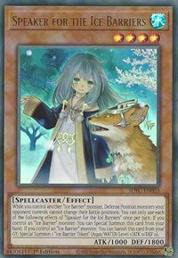 Speaker for the Ice Barriers [SDFC-EN003] Ultra Rare | Dragon's Lair Comics and Fantasy Houston TX