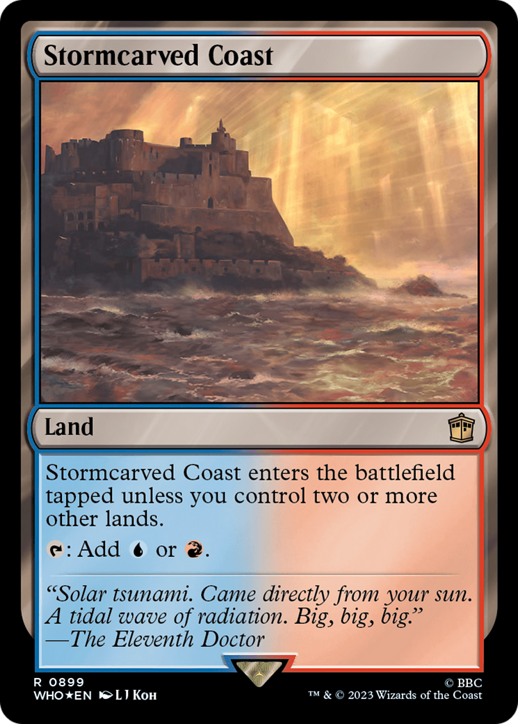 Stormcarved Coast (Surge Foil) [Doctor Who] | Dragon's Lair Comics and Fantasy Houston TX