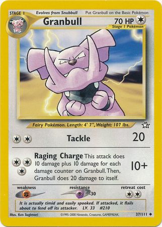 Granbull (37/111) [Neo Genesis Unlimited] | Dragon's Lair Comics and Fantasy Houston TX