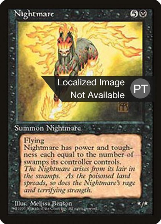 Nightmare [Fourth Edition (Foreign Black Border)] | Dragon's Lair Comics and Fantasy Houston TX