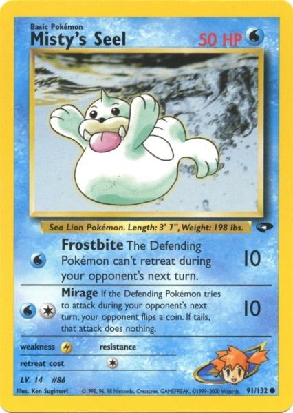 Misty's Seel (91/132) [Gym Challenge Unlimited] | Dragon's Lair Comics and Fantasy Houston TX