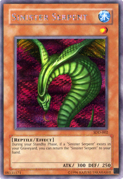 Sinister Serpent [SDD-002] Secret Rare | Dragon's Lair Comics and Fantasy Houston TX