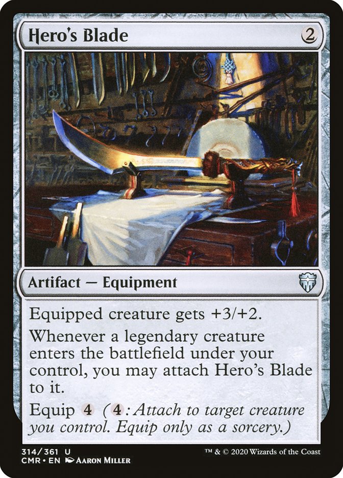 Hero's Blade (314) [Commander Legends] | Dragon's Lair Comics and Fantasy Houston TX