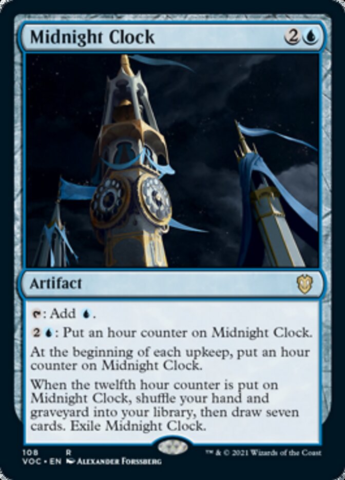 Midnight Clock [Innistrad: Crimson Vow Commander] | Dragon's Lair Comics and Fantasy Houston TX