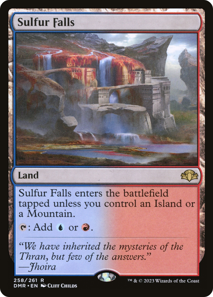 Sulfur Falls [Dominaria Remastered] | Dragon's Lair Comics and Fantasy Houston TX