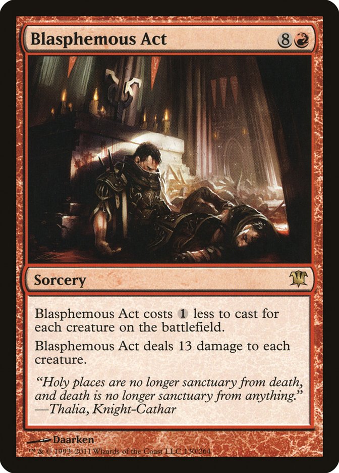 Blasphemous Act [Innistrad] | Dragon's Lair Comics and Fantasy Houston TX