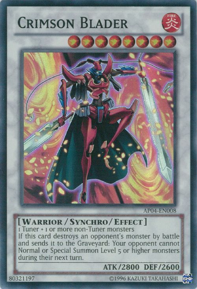 Crimson Blader [AP04-EN008] Super Rare | Dragon's Lair Comics and Fantasy Houston TX