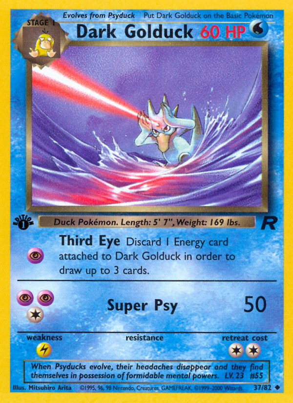 Dark Golduck (37/82) [Team Rocket 1st Edition] | Dragon's Lair Comics and Fantasy Houston TX