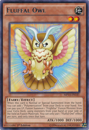 Fluffal Owl [MP15-EN141] Rare | Dragon's Lair Comics and Fantasy Houston TX
