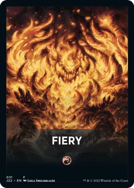 Fiery Theme Card [Jumpstart 2022 Front Cards] | Dragon's Lair Comics and Fantasy Houston TX
