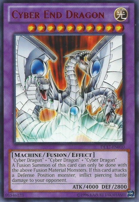 Cyber End Dragon (Red) [DL17-EN010] Rare | Dragon's Lair Comics and Fantasy Houston TX