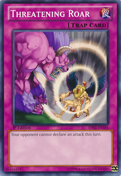 Threatening Roar [BP02-EN184] Mosaic Rare | Dragon's Lair Comics and Fantasy Houston TX