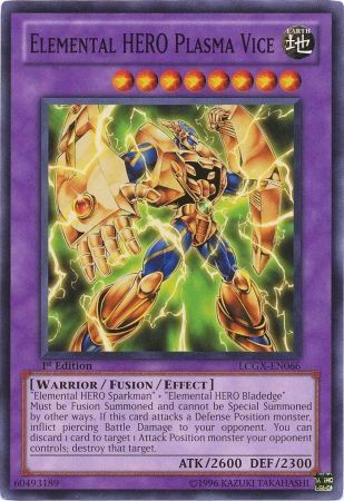 Elemental HERO Plasma Vice [LCGX-EN066] Common | Dragon's Lair Comics and Fantasy Houston TX