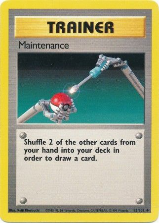 Maintenance (83/102) [Base Set Unlimited] | Dragon's Lair Comics and Fantasy Houston TX