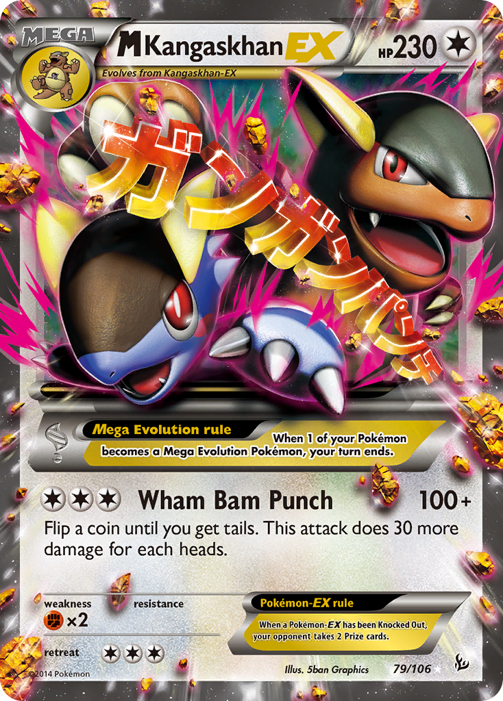 M Kangaskhan EX (79/106) [XY: Flashfire] | Dragon's Lair Comics and Fantasy Houston TX
