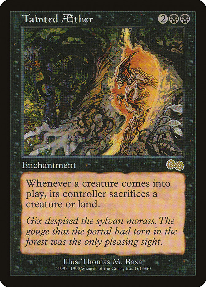 Tainted Aether [Urza's Saga] | Dragon's Lair Comics and Fantasy Houston TX