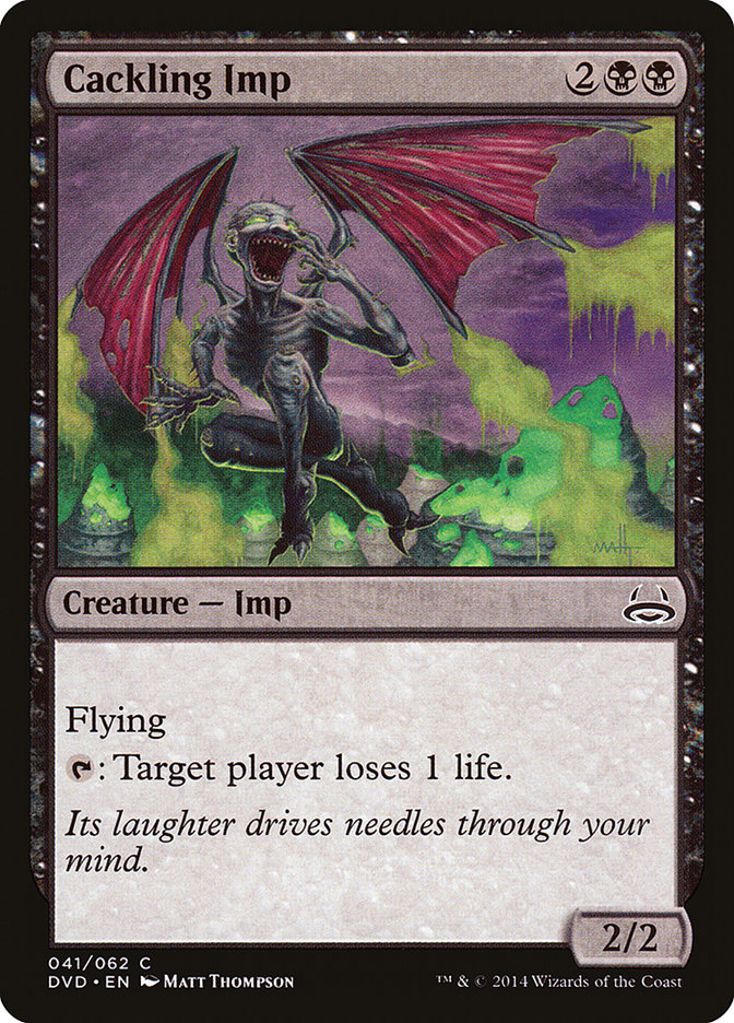 Cackling Imp (Divine vs. Demonic) [Duel Decks Anthology] | Dragon's Lair Comics and Fantasy Houston TX