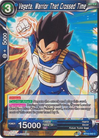 Vegeta, Warrior That Crossed Time (BT10-042) [Rise of the Unison Warrior 2nd Edition] | Dragon's Lair Comics and Fantasy Houston TX