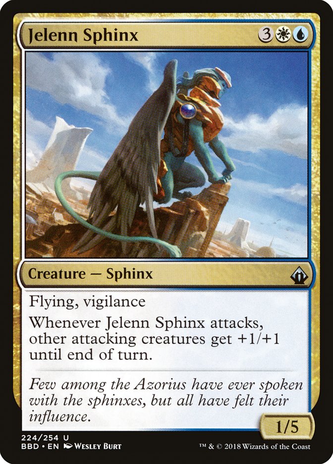 Jelenn Sphinx [Battlebond] | Dragon's Lair Comics and Fantasy Houston TX