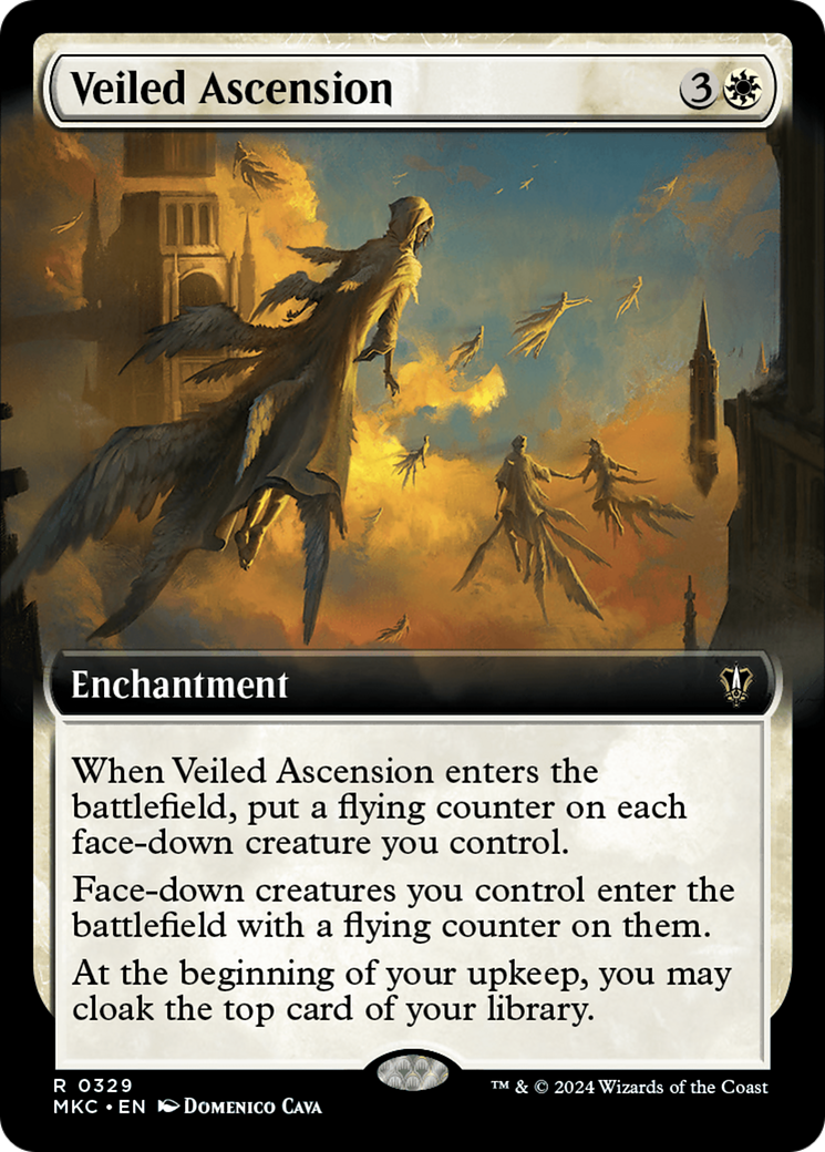Veiled Ascension (Extended Art) [Murders at Karlov Manor Commander] | Dragon's Lair Comics and Fantasy Houston TX