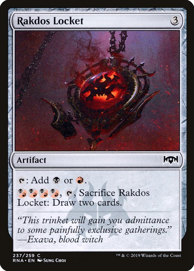 Rakdos Locket [Ravnica Allegiance] | Dragon's Lair Comics and Fantasy Houston TX