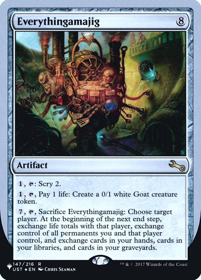 Everythingamajig (Scry) (Unfinity Foil Edition) [The List] | Dragon's Lair Comics and Fantasy Houston TX
