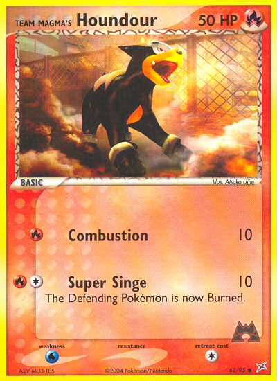 Team Magma's Houndour (62/95) [EX: Team Magma vs Team Aqua] | Dragon's Lair Comics and Fantasy Houston TX