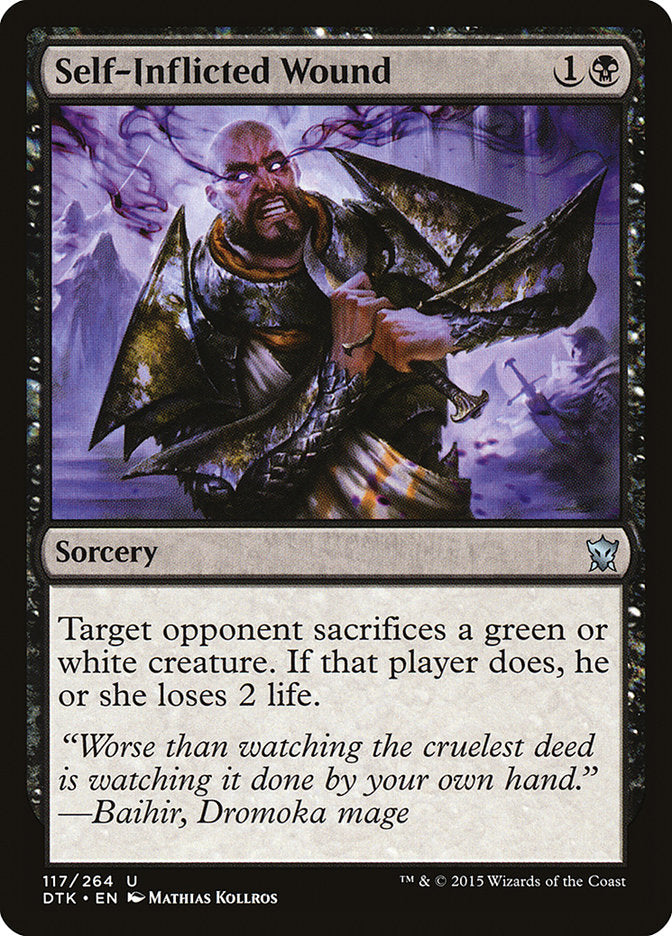 Self-Inflicted Wound [Dragons of Tarkir] | Dragon's Lair Comics and Fantasy Houston TX