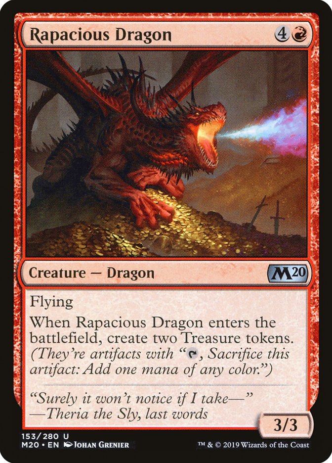 Rapacious Dragon [Core Set 2020] | Dragon's Lair Comics and Fantasy Houston TX