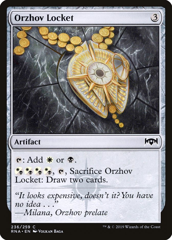 Orzhov Locket [Ravnica Allegiance] | Dragon's Lair Comics and Fantasy Houston TX