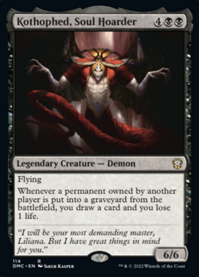 Kothophed, Soul Hoarder [Dominaria United Commander] | Dragon's Lair Comics and Fantasy Houston TX