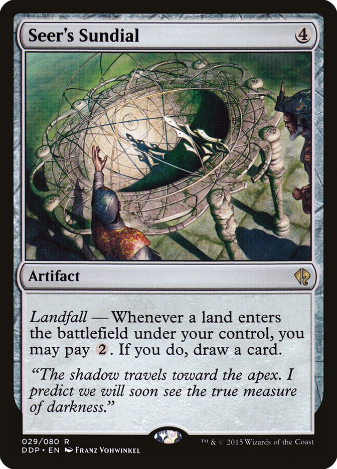 Seer's Sundial [Duel Decks: Zendikar vs. Eldrazi] | Dragon's Lair Comics and Fantasy Houston TX