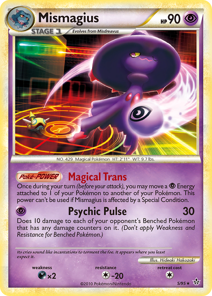 Mismagius (5/95) [HeartGold & SoulSilver: Unleashed] | Dragon's Lair Comics and Fantasy Houston TX