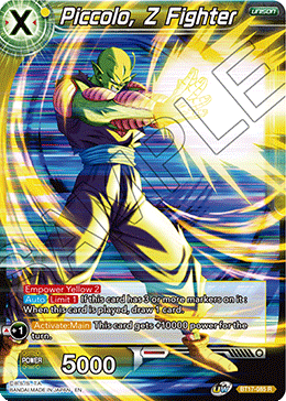 Piccolo, Z Fighter (BT17-085) [Ultimate Squad] | Dragon's Lair Comics and Fantasy Houston TX