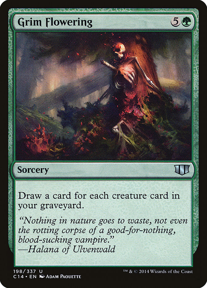 Grim Flowering [Commander 2014] | Dragon's Lair Comics and Fantasy Houston TX