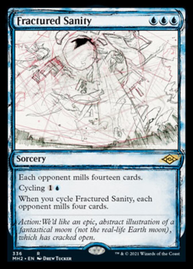 Fractured Sanity (Sketch) [Modern Horizons 2] | Dragon's Lair Comics and Fantasy Houston TX