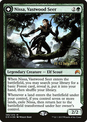 Nissa, Vastwood Seer // Nissa, Sage Animist [Magic Origins Prerelease Promos] | Dragon's Lair Comics and Fantasy Houston TX