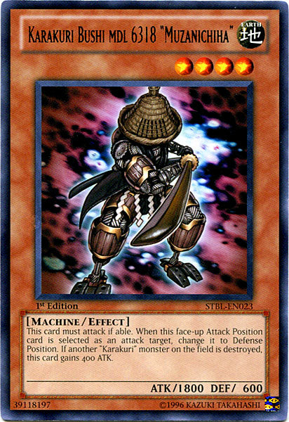 Karakuri Bushi mdl 6318 Muzanichiha [STBL-EN023] Rare | Dragon's Lair Comics and Fantasy Houston TX